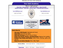 Tablet Screenshot of gunsafeacademy.com